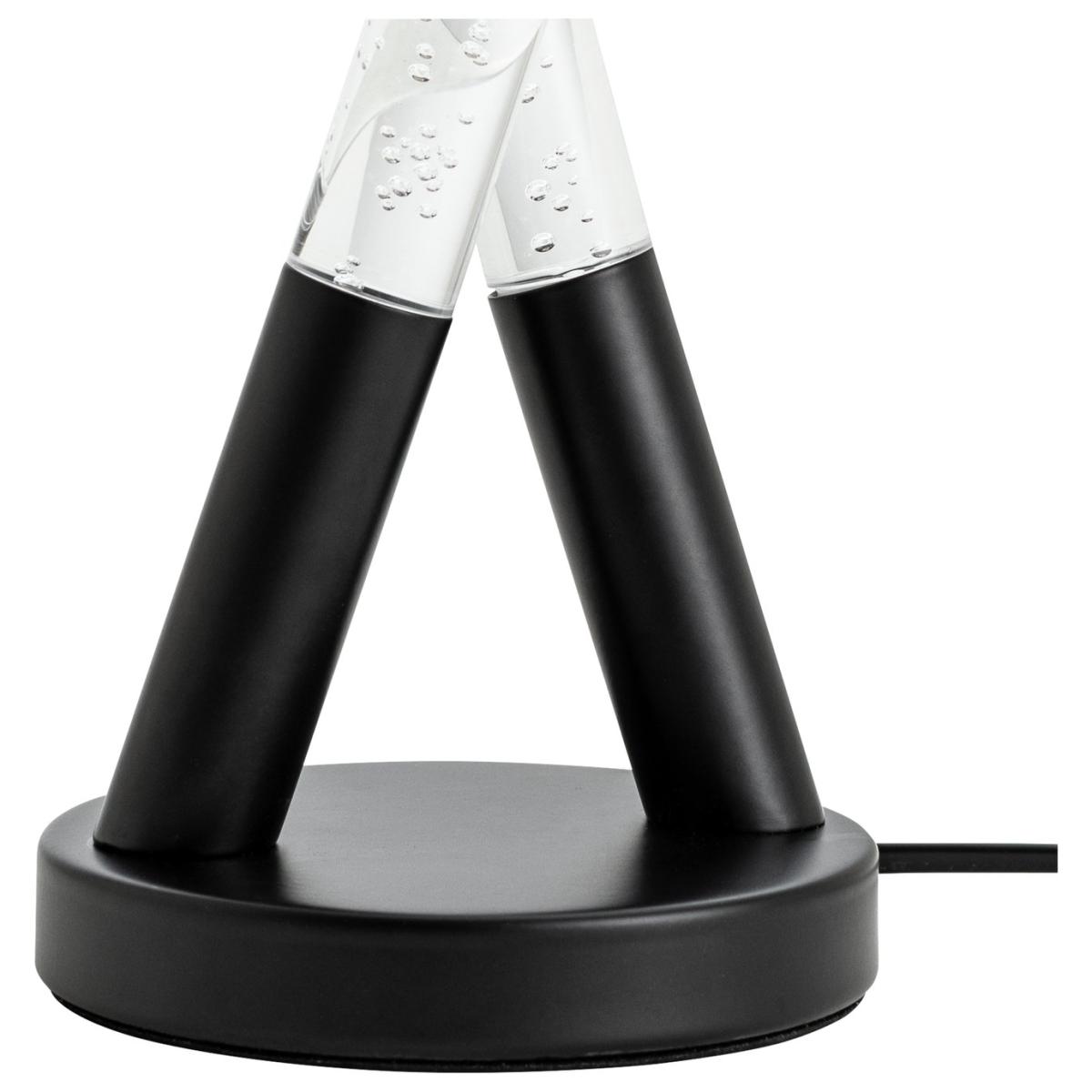 Habitat Bubble 38cm Metal LED Table Lamp - Black & Clear – image 6