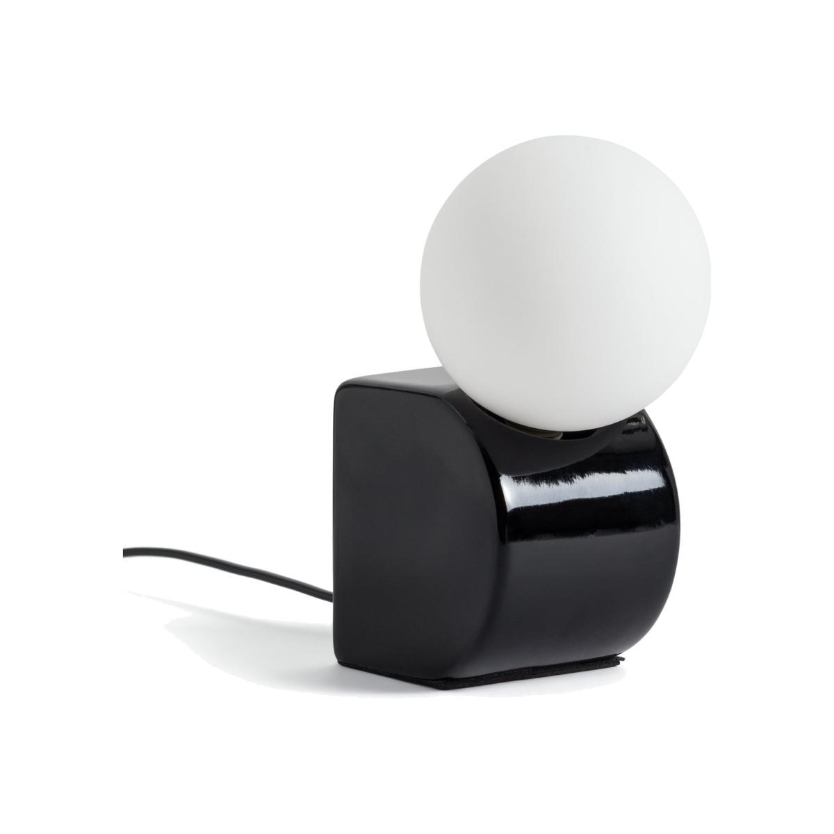 Habitat Vico Opal Table Lamp - Black – image 1