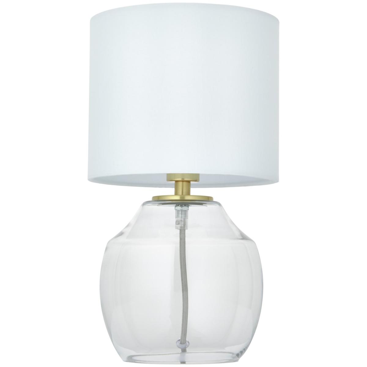 Shore Light Fabia Glass Table Lamp - Clear & White – image 4