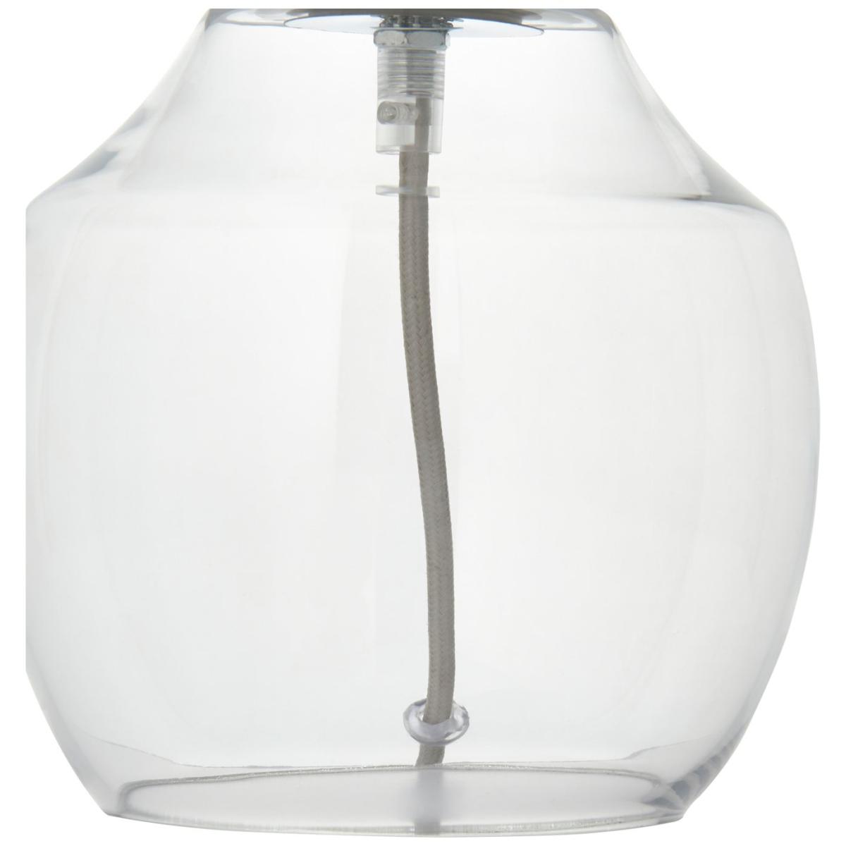 Shore Light Fabia Glass Table Lamp - Clear & White – image 6