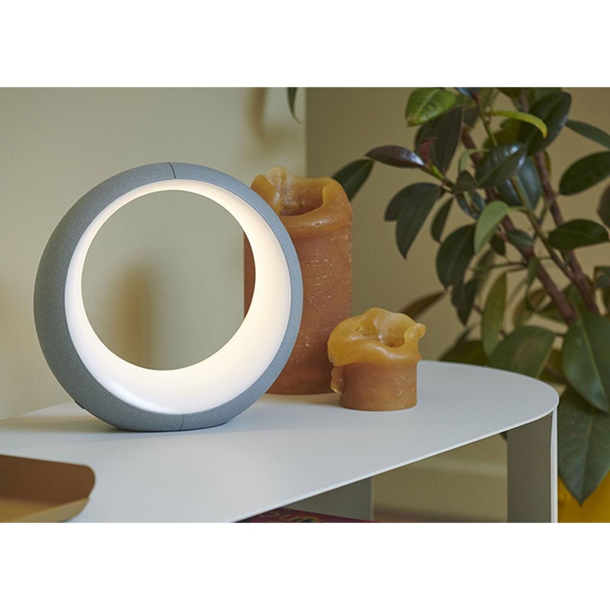 Fermob Hoopik LED Portable Table Lamp Lapilli Grey – image 2