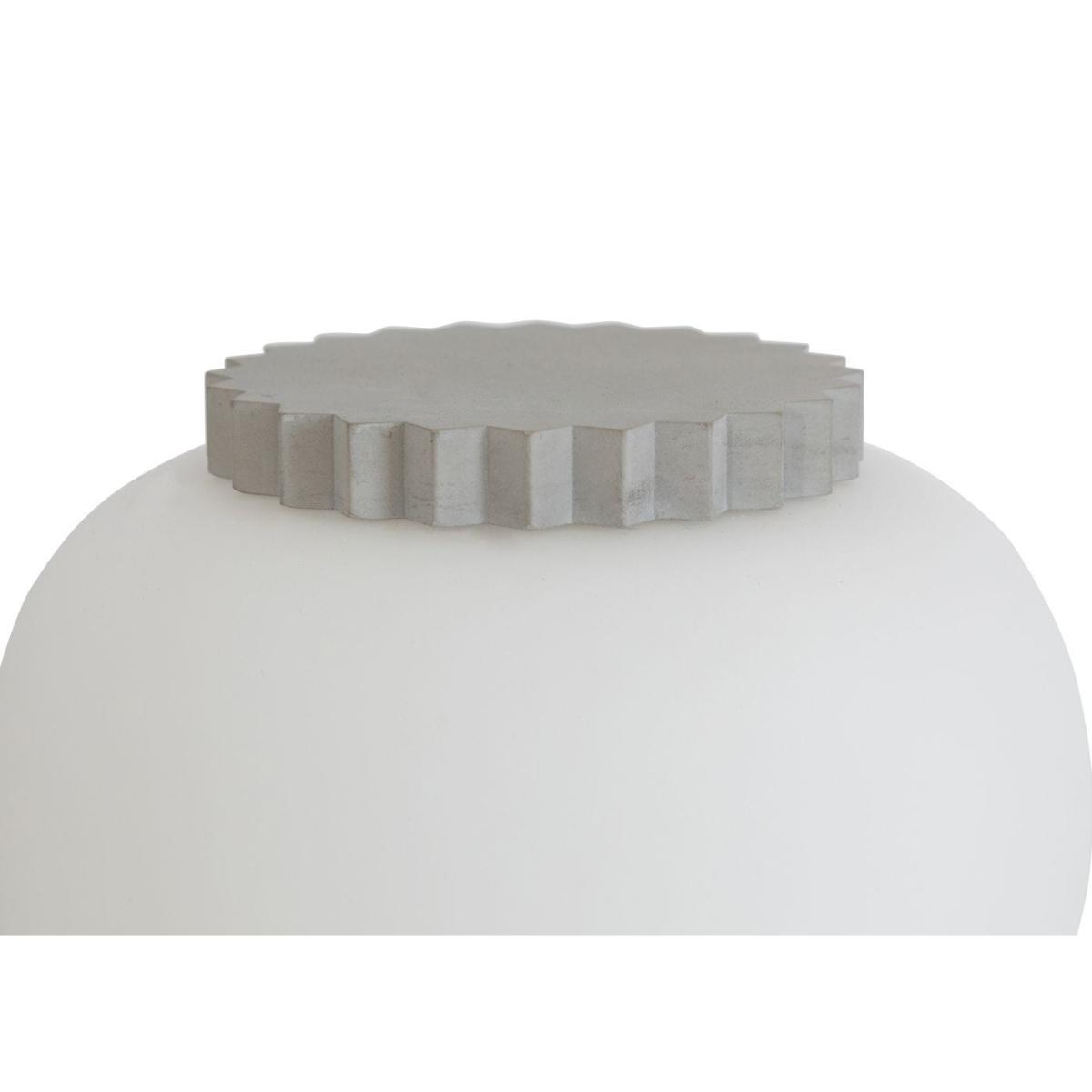 Heal's Doric Table Lamp Opal Glass Cover Concrete Base Large - Heal's UK Lighting – image 2