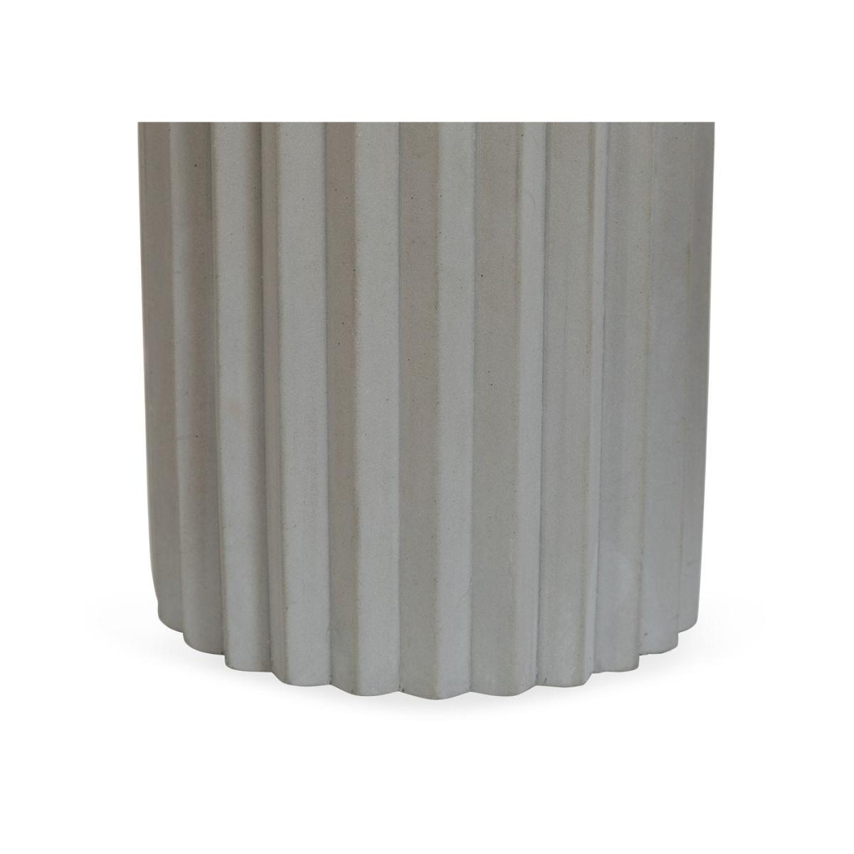 Heal's Doric Table Lamp Opal Glass Cover Concrete Base Large - Heal's UK Lighting – image 5