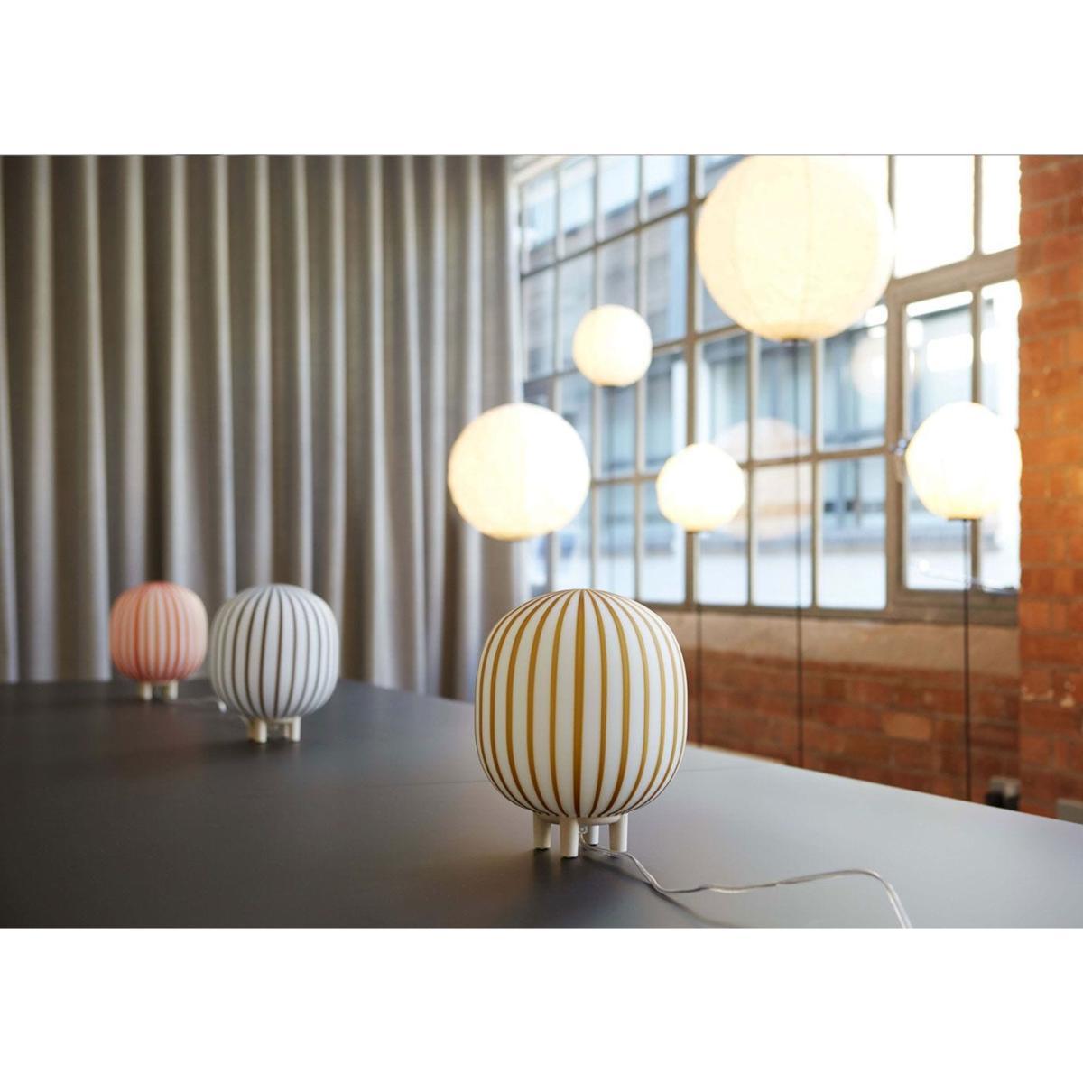 Established & Sons Filigrana T2 Cylinder Table Lamp White Tobacco - Heal's UK Lighting – image 3