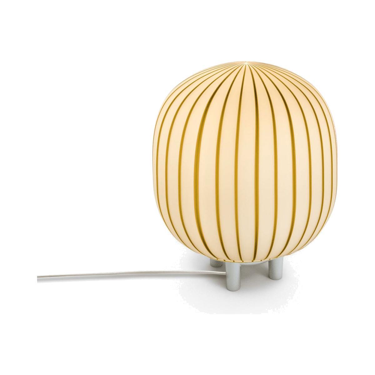 Established & Sons Filigrana T2 Cylinder Table Lamp White Tobacco - Heal's UK Lighting – image 1