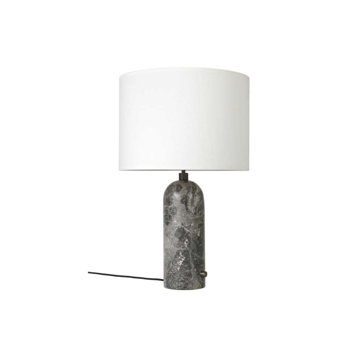 Gubi Gravity Table Lamp Small Blackened Steel Base Canvas Shade – image 11