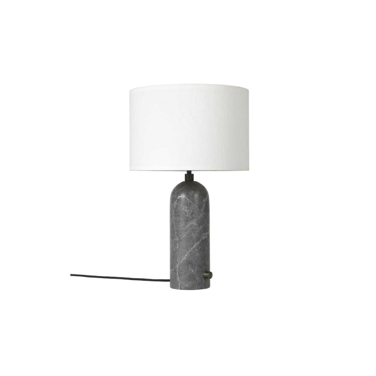 Gubi Gravity Table Lamp Small Blackened Steel Base Canvas Shade – image 12