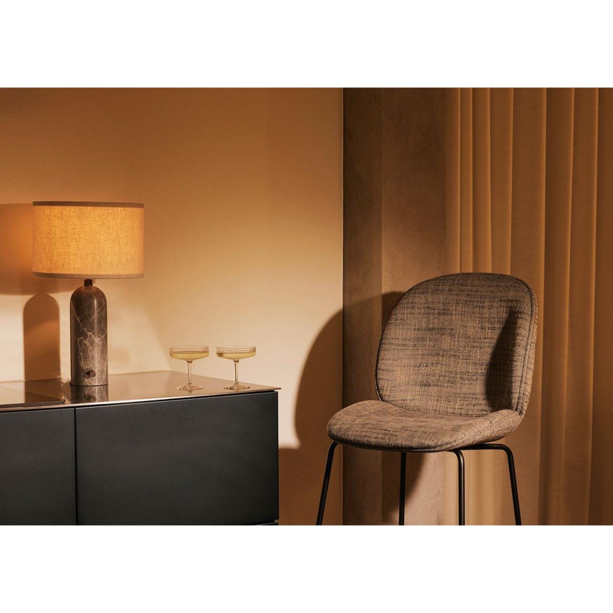 Gubi Gravity Table Lamp Small Blackened Steel Base Canvas Shade – image 13