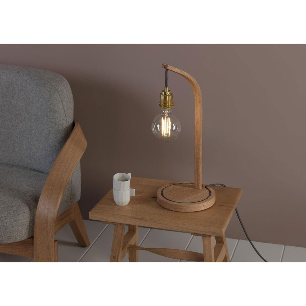 Heal's Mooring Table Lamp Oak Red Flex - Heal's UK Lighting – image 2
