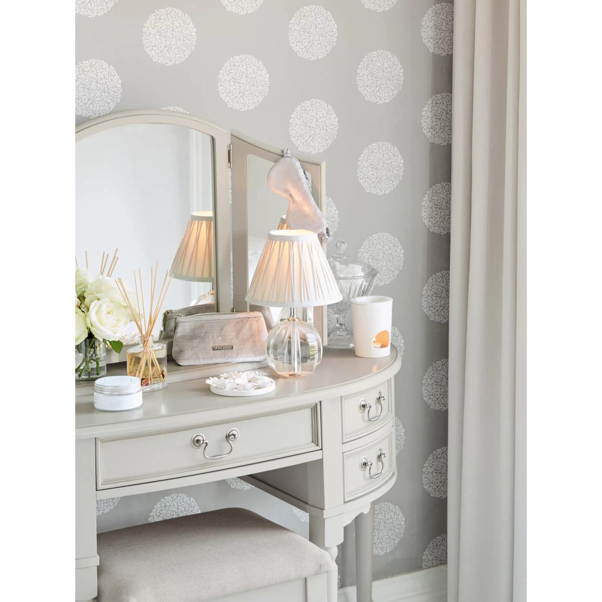 Laura Ashley Lydia Crystal Ball Table Lamp, Clear – image 4