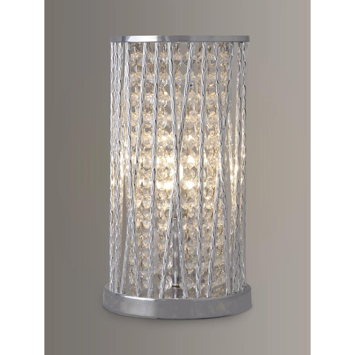 John Lewis & Partners Emilia Crystal Table Lamp, Clear – image 2