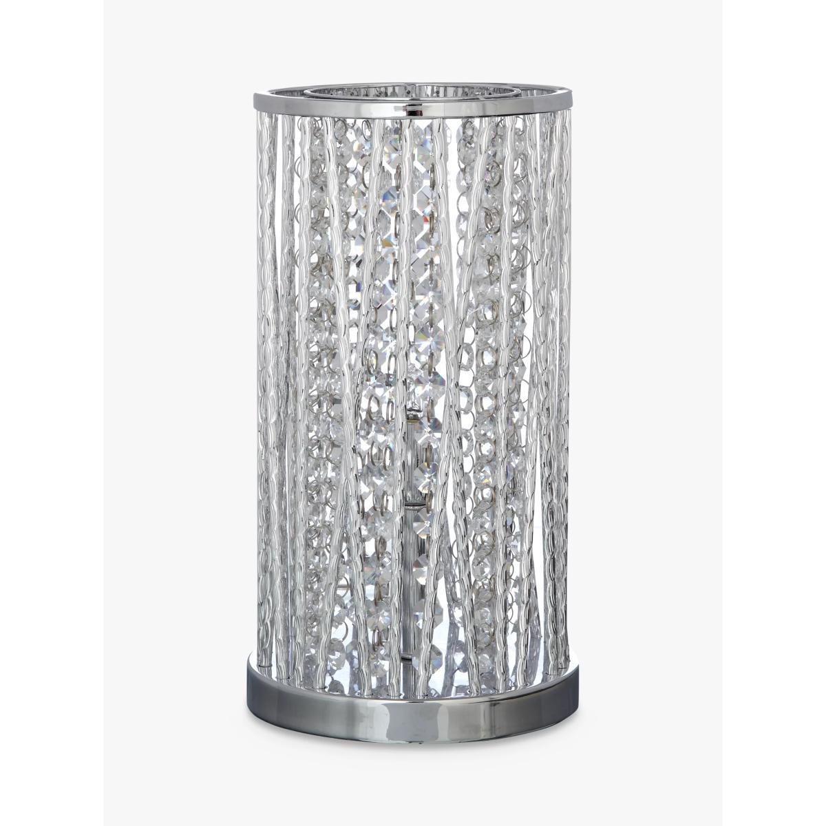 John Lewis & Partners Emilia Crystal Table Lamp, Clear – image 3