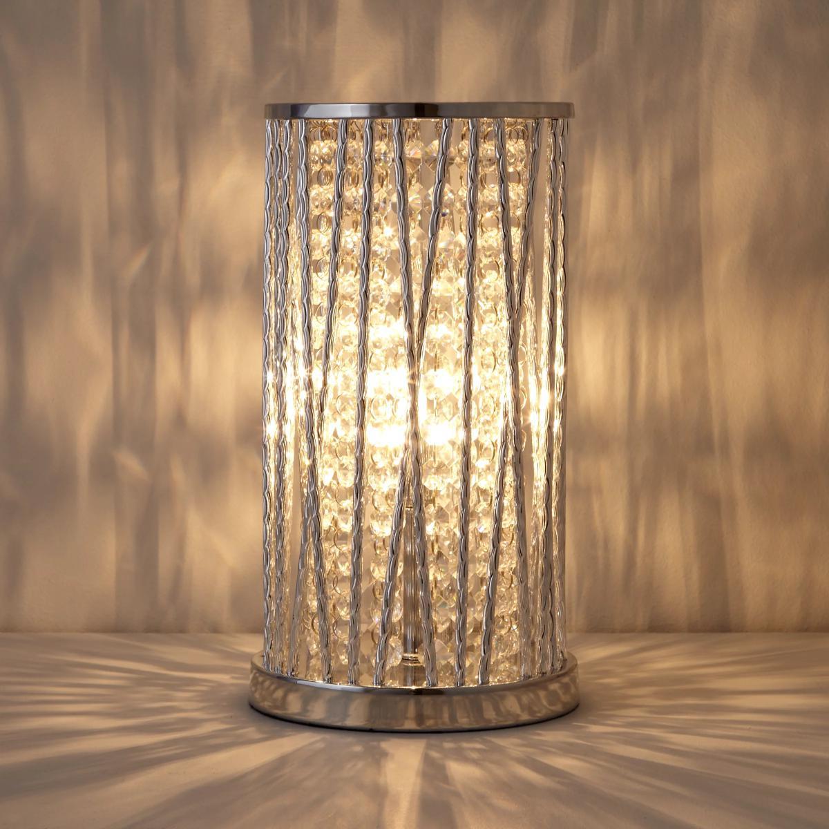 John Lewis & Partners Emilia Crystal Table Lamp, Clear – image 4