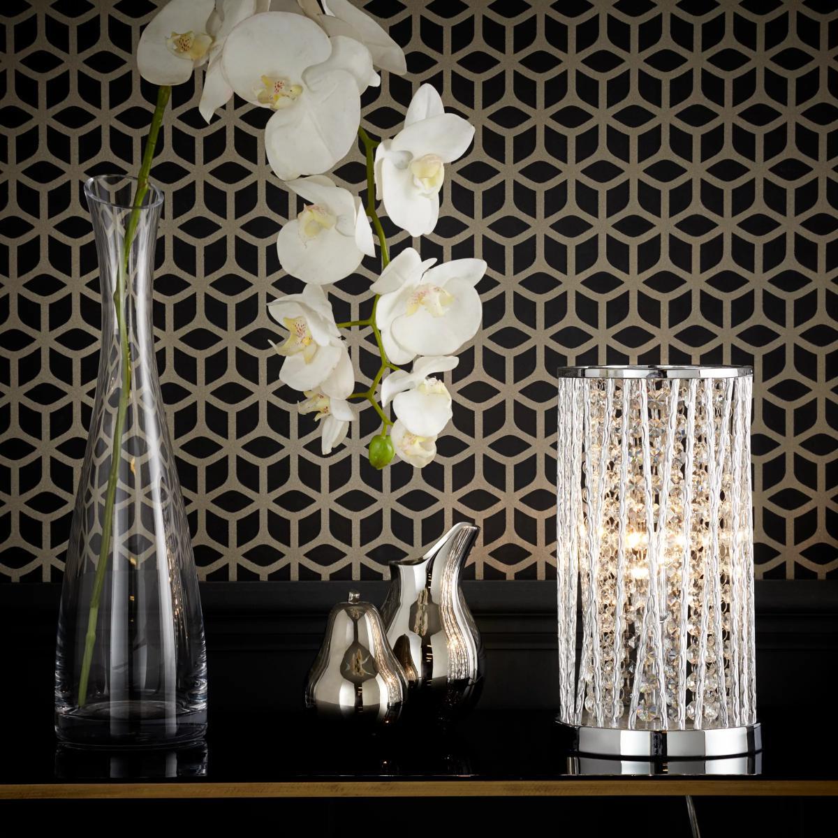 John Lewis & Partners Emilia Crystal Table Lamp, Clear – image 6