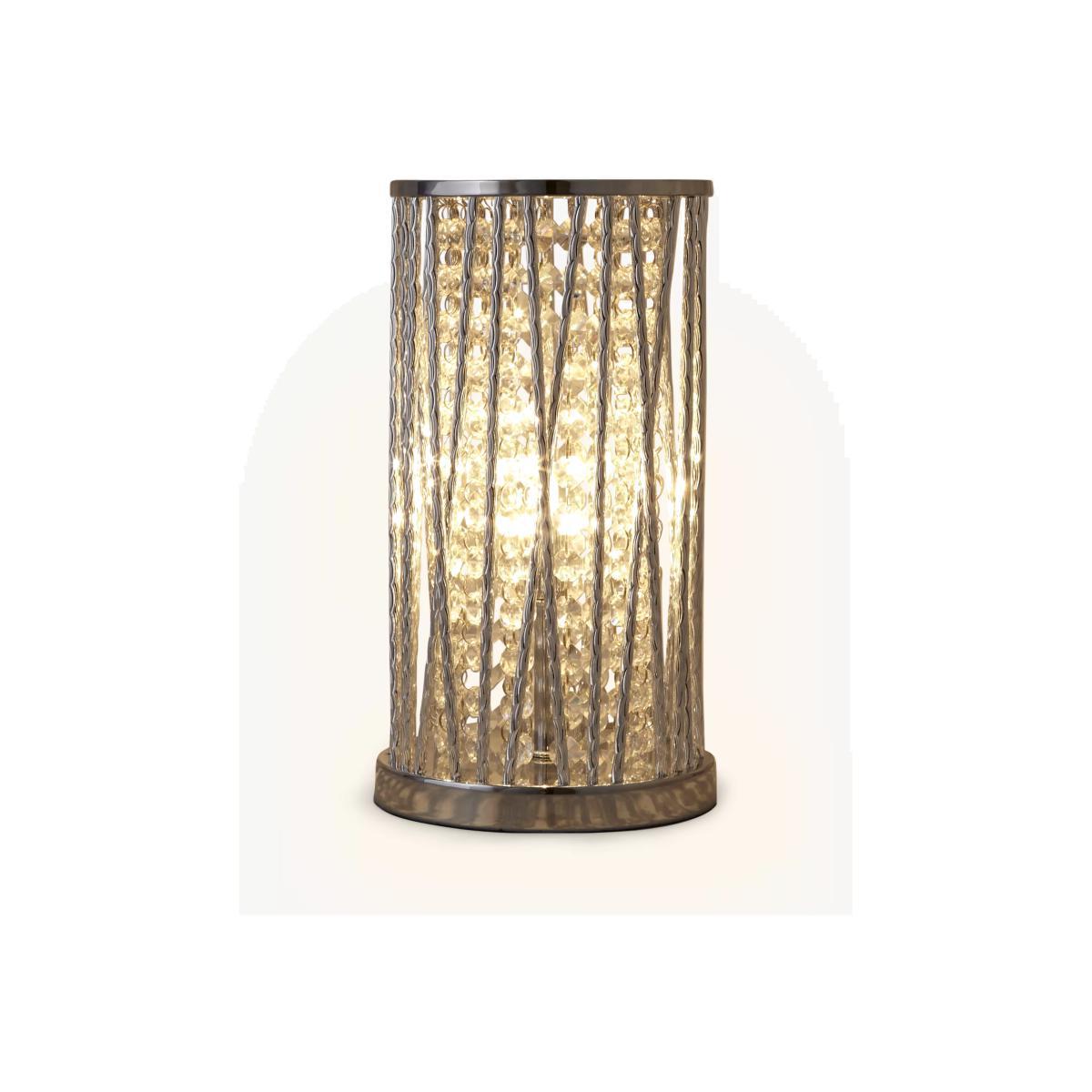 John Lewis & Partners Emilia Crystal Table Lamp, Clear – image 1