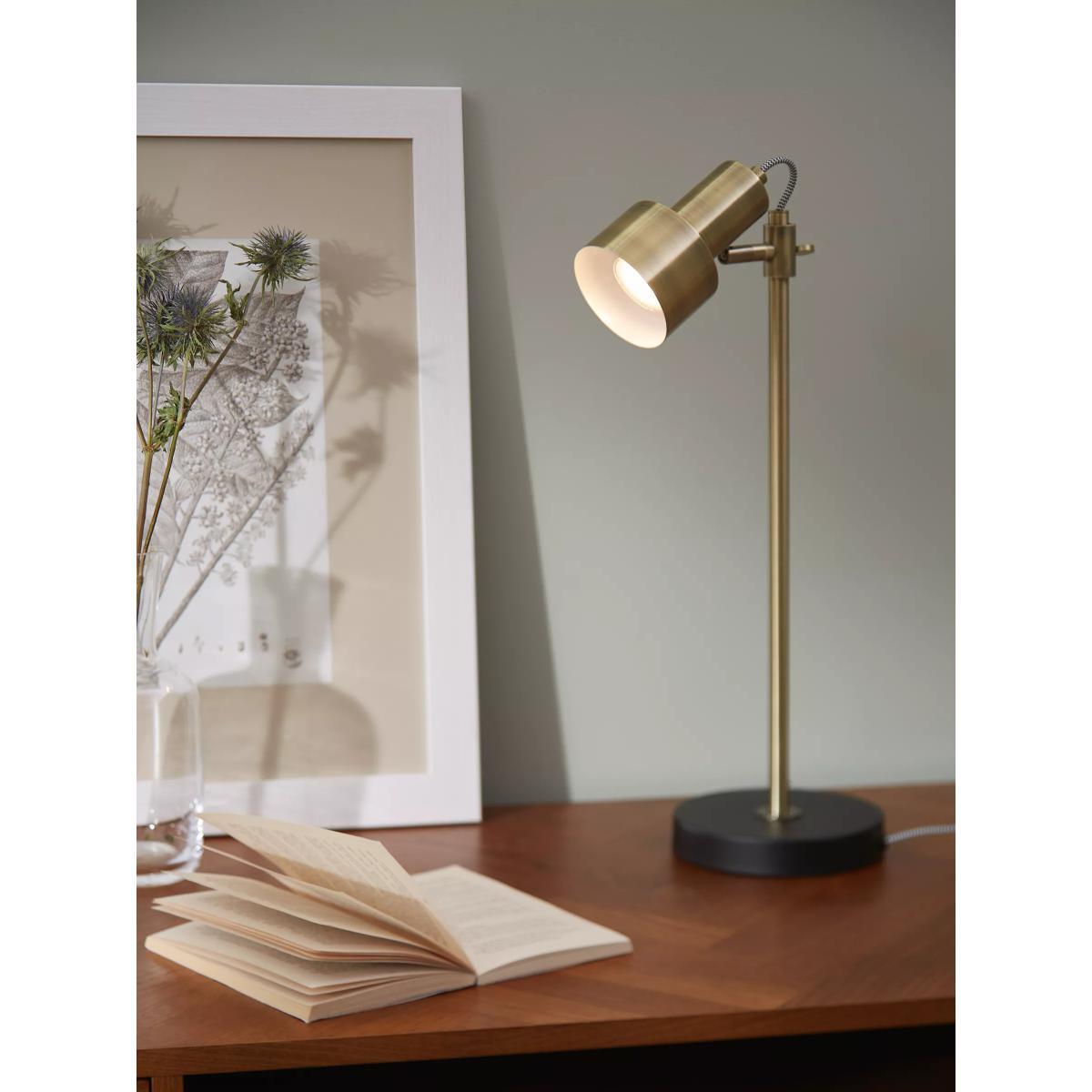 John Lewis & Partners Shelby Desk Lamp, Brass – image 2