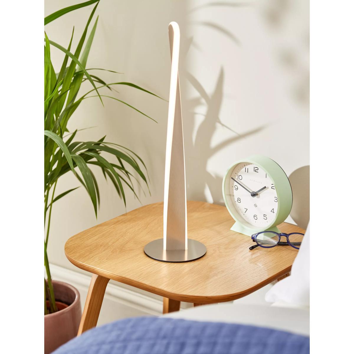 ANYDAY John Lewis & Partners Twist LED Table Lamp, Brushed Chrome – image 2
