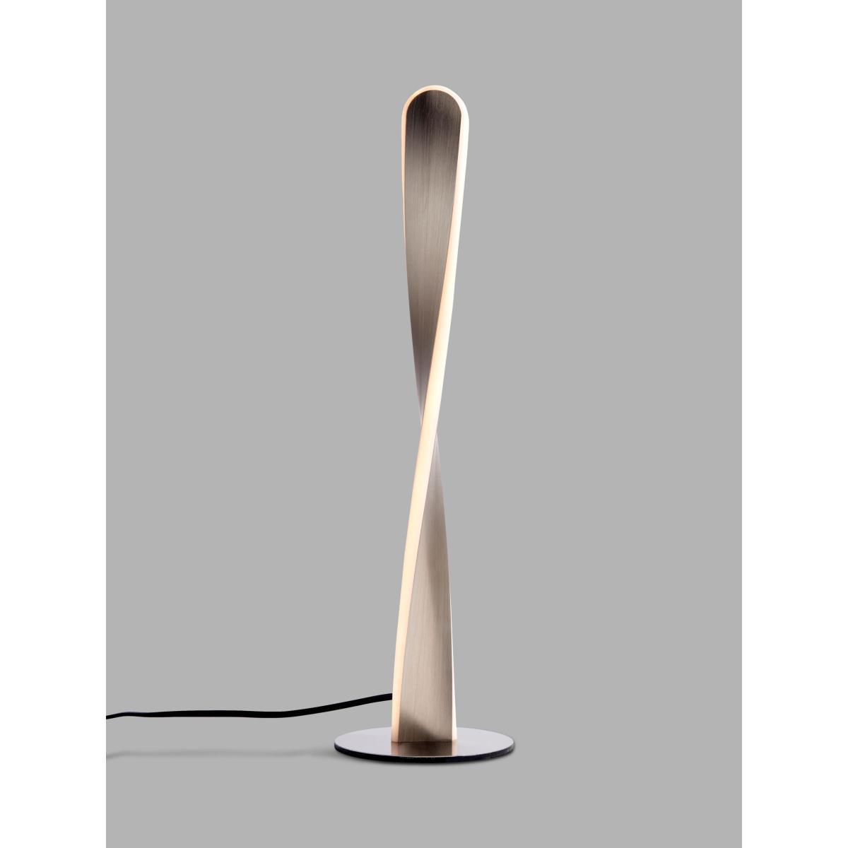 ANYDAY John Lewis & Partners Twist LED Table Lamp, Brushed Chrome – image 5
