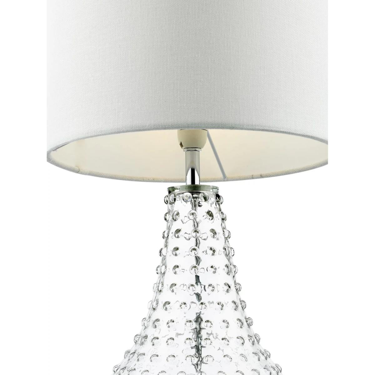 Där Kristina Textured Glass Table Lamp, Clear – image 2