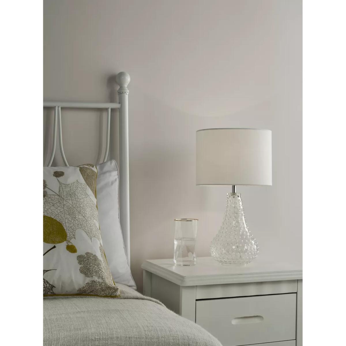 Där Kristina Textured Glass Table Lamp, Clear – image 5