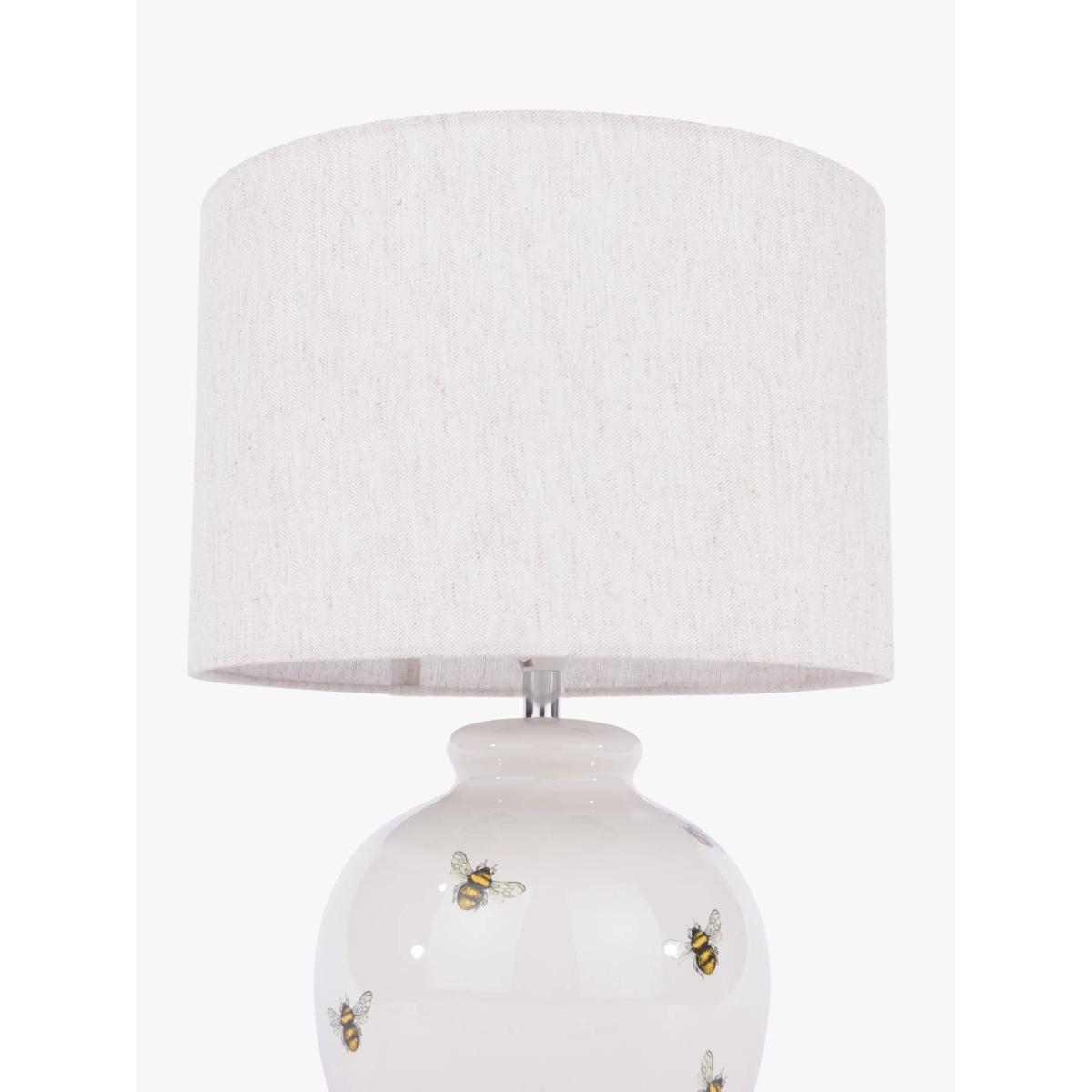 John Lewis Bee Ceramic Table Lamp, Natural – image 3
