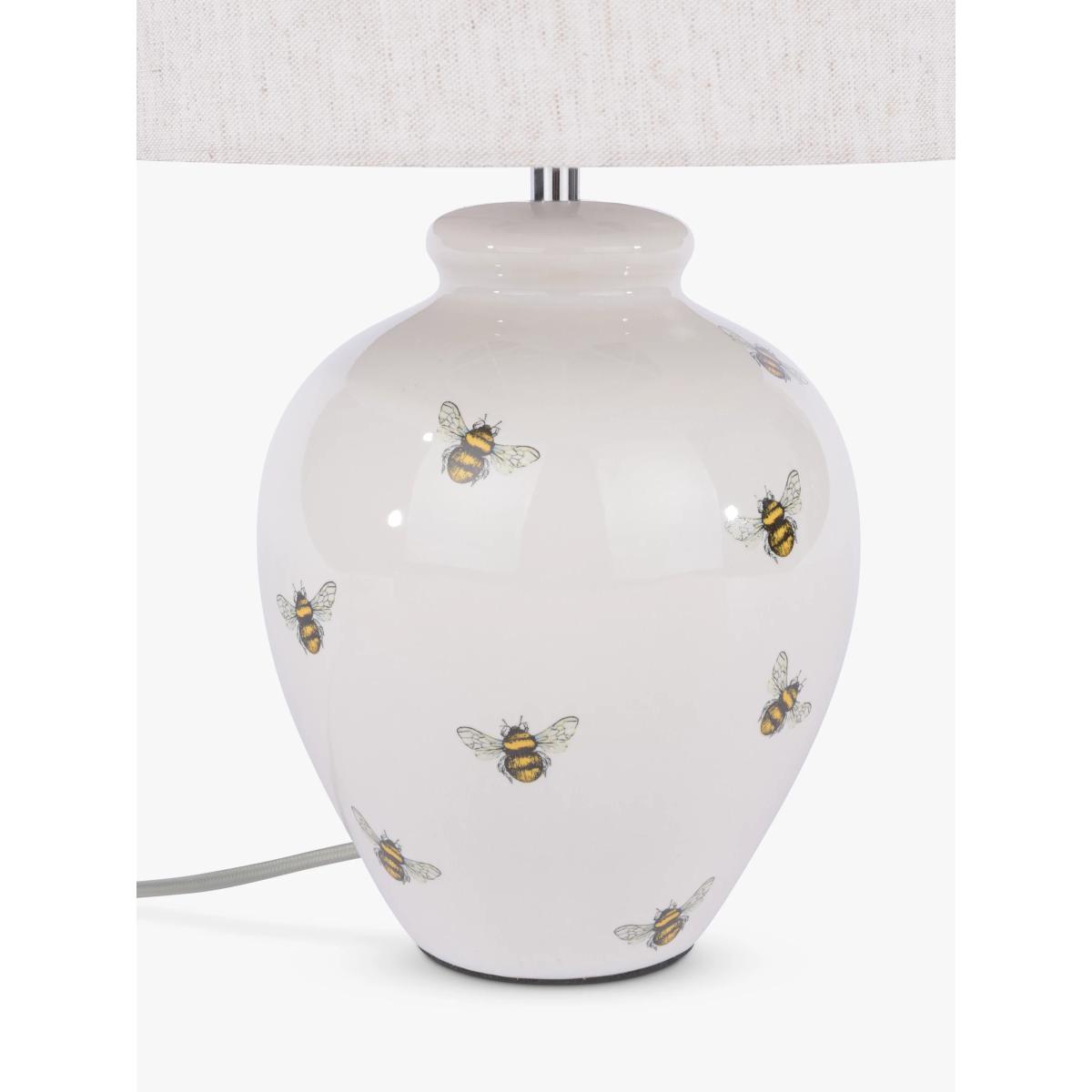 John Lewis Bee Ceramic Table Lamp, Natural – image 4