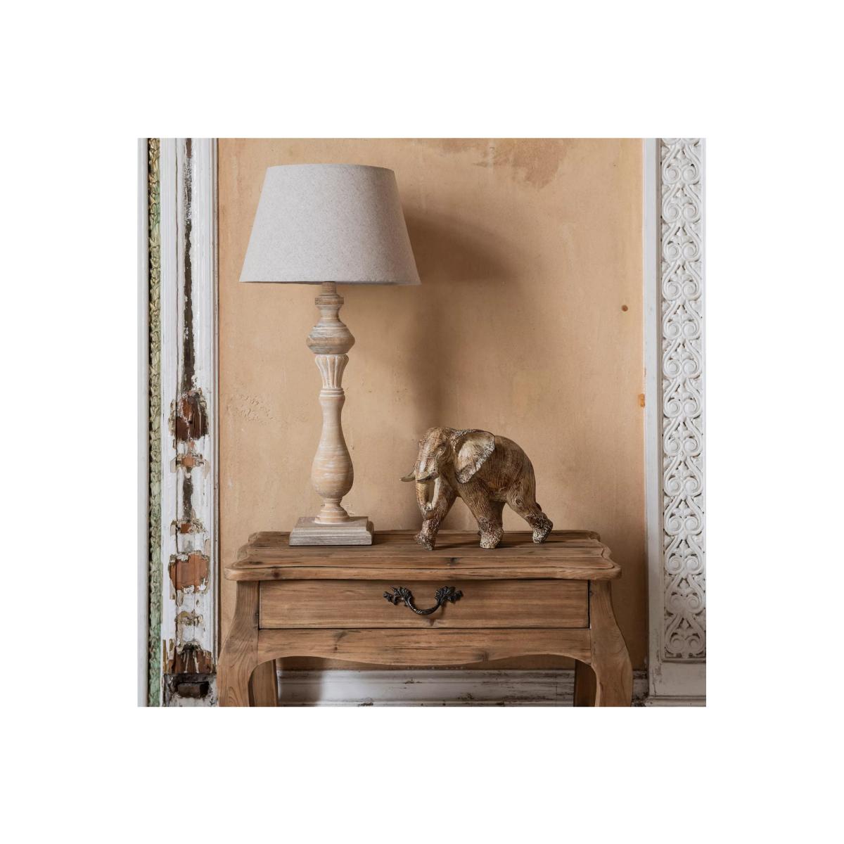 One.World Mowbray Complete Teardrop Table Lamp, Set of 2, Natural