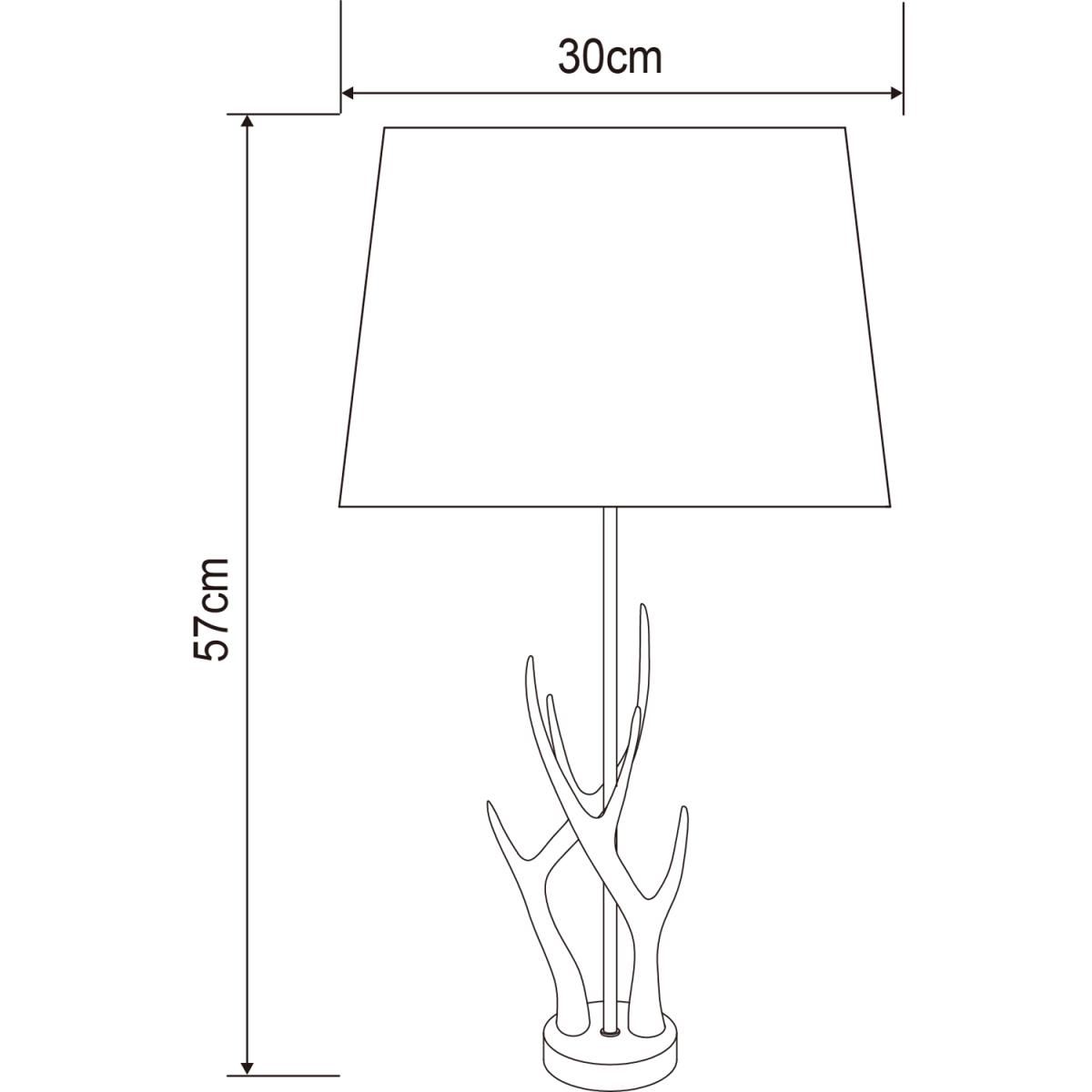 Laura Ashley Mulroy Antler Table Lamp, Champagne – image 8