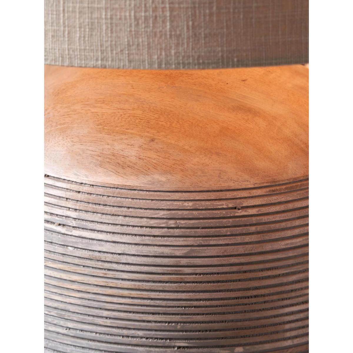 Pacific Lifestyle Nelu Grey Wooden Table Lamp – image 5