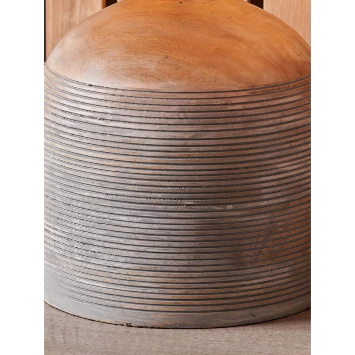 Pacific Lifestyle Nelu Grey Wooden Table Lamp – image 7