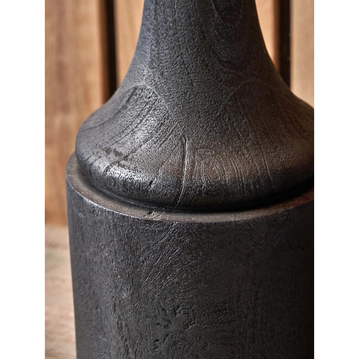 Pacific Lifestyle Marin Black Wooden Table Lamp, Black – image 5