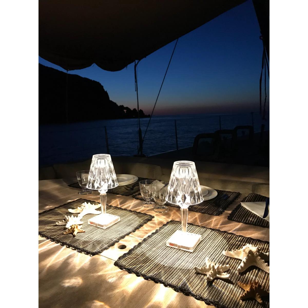 Kartell Battery Table Lamp, Smoke – image 5