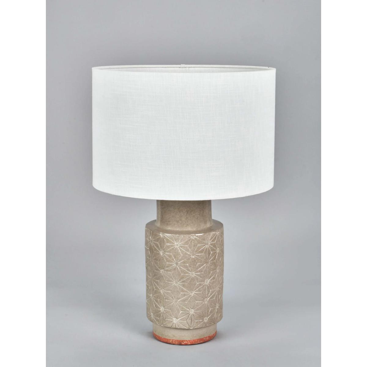 Pacific Lifestyle Sidra Grey Table Lamp, Natural – image 2