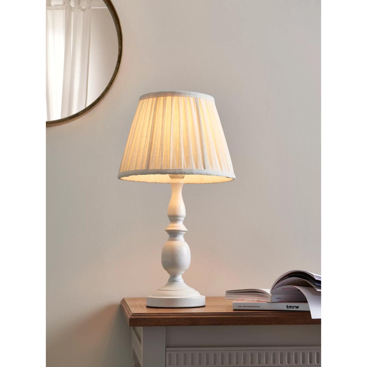 John Lewis Carlita Table Lamp, Distressed Ivory – image 2