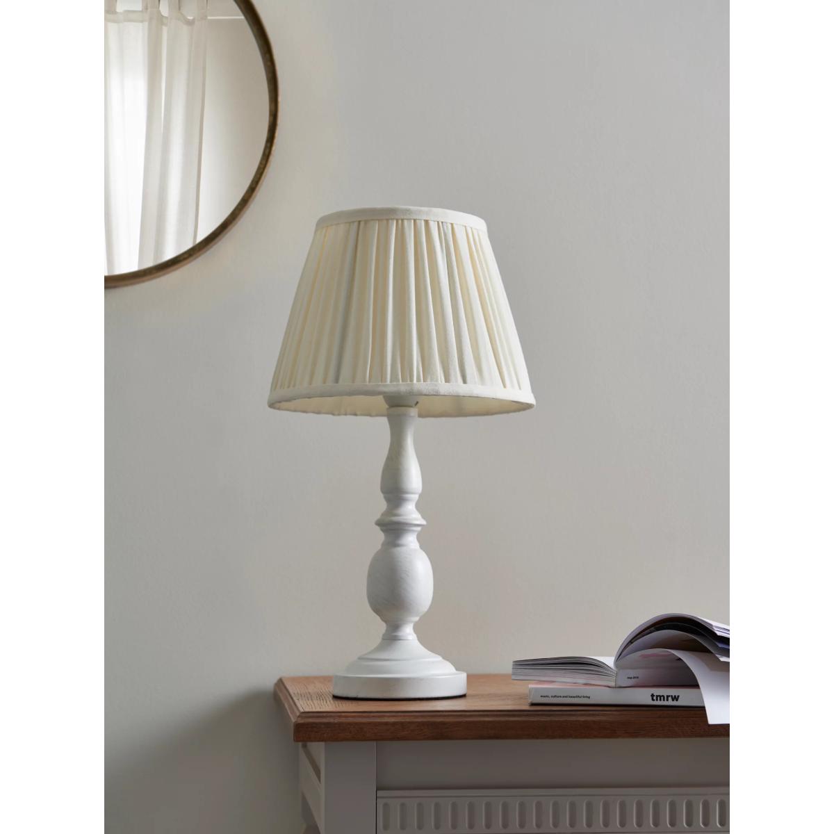 John Lewis Carlita Table Lamp, Distressed Ivory – image 8