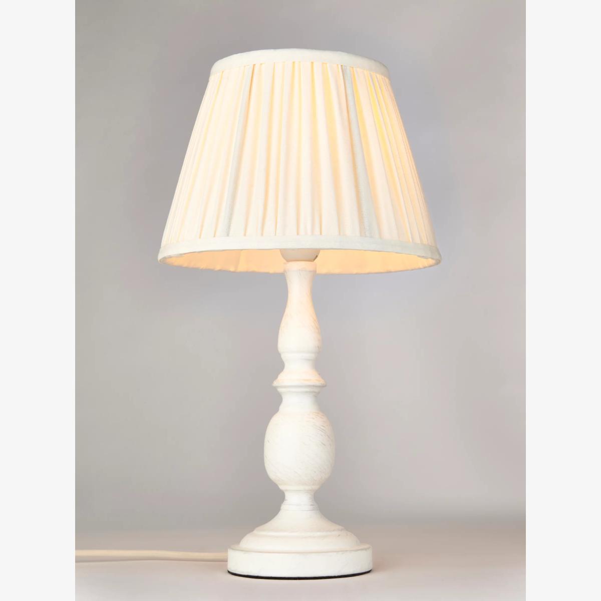 John Lewis Carlita Table Lamp, Distressed Ivory – image 1