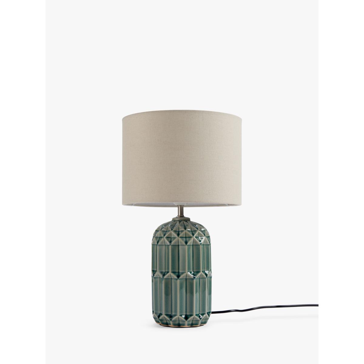 John Lewis & Partners Issie Ceramic Table Lamp, Green Tea – image 4