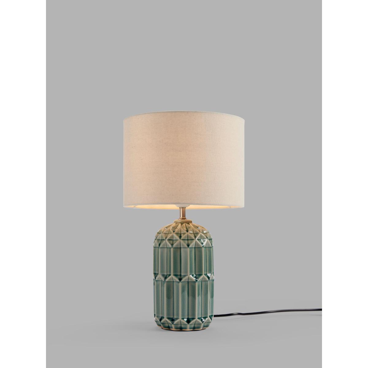 John Lewis & Partners Issie Ceramic Table Lamp, Green Tea – image 5