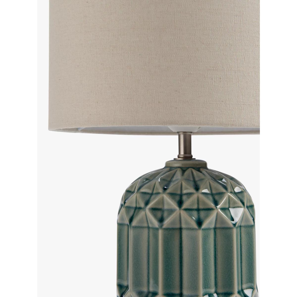 John Lewis & Partners Issie Ceramic Table Lamp, Green Tea – image 6