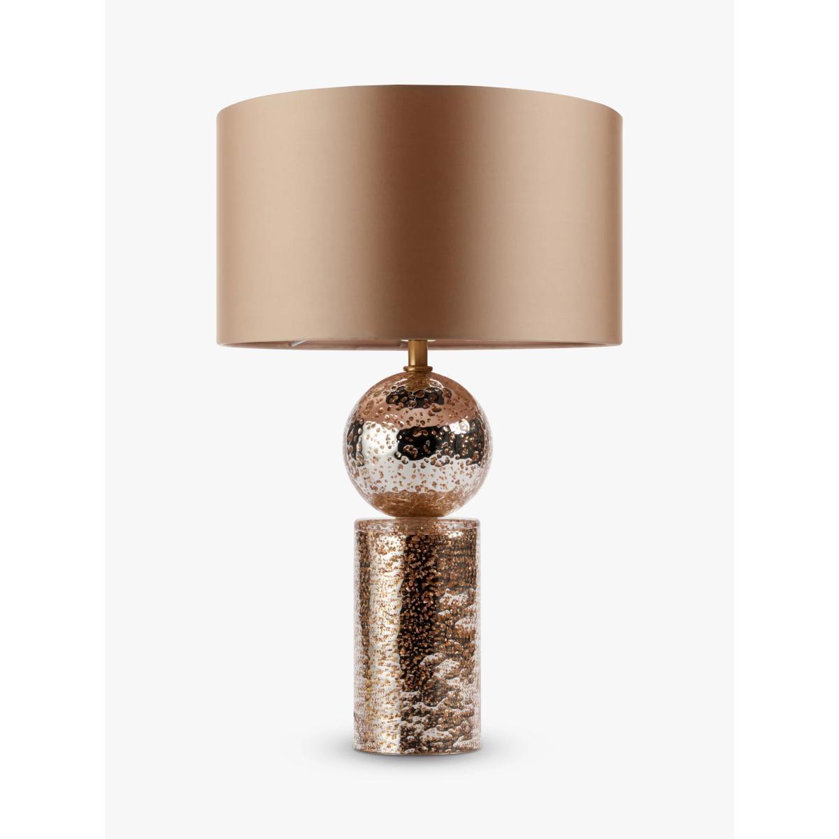 John Lewis & Partners Mercury Dimpled Glass Table Lamp, Silver – image 3