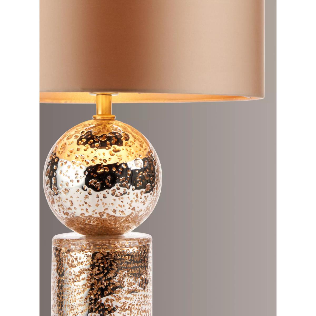 John Lewis & Partners Mercury Dimpled Glass Table Lamp, Silver – image 5