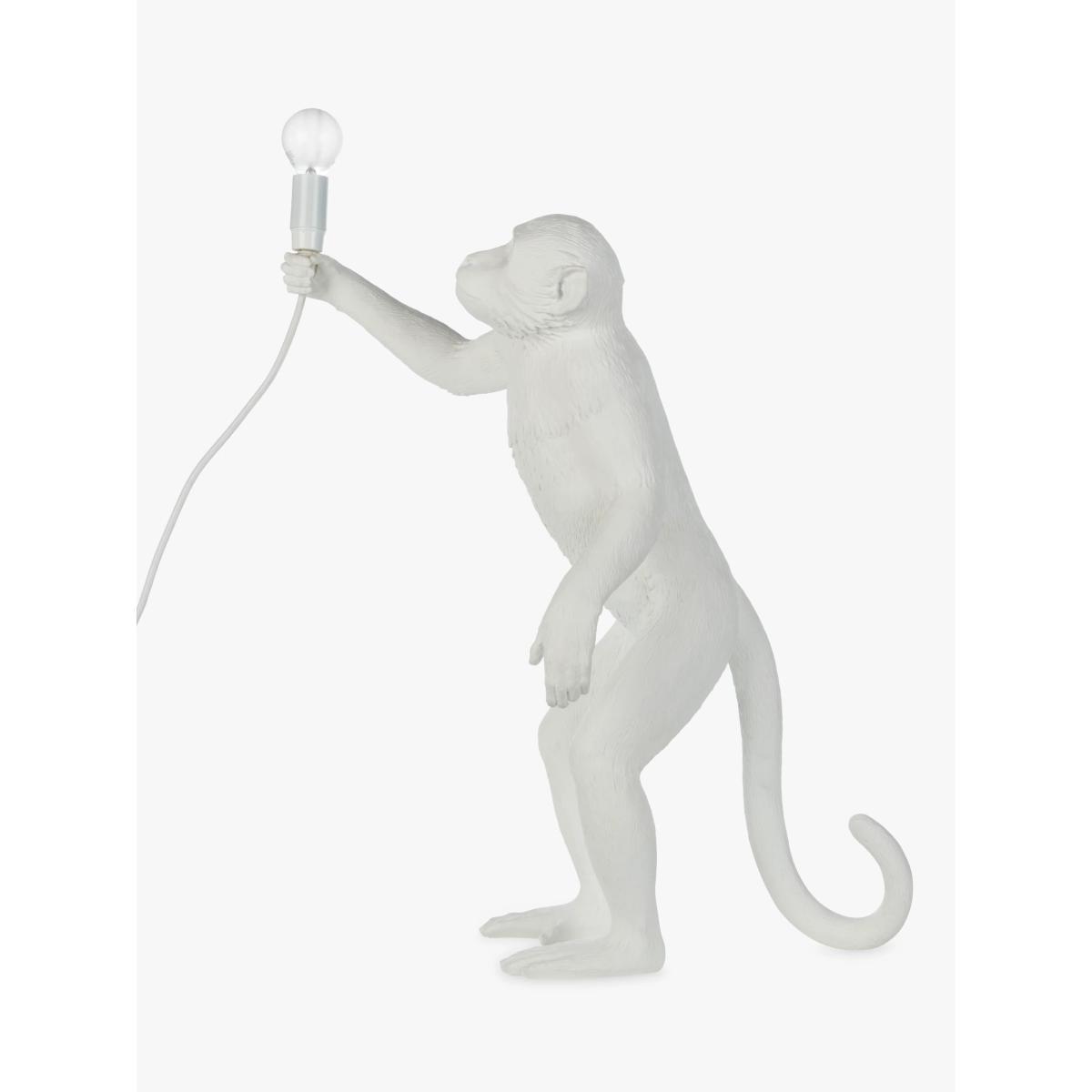 Seletti Standing Monkey Table Lamp, White – image 4