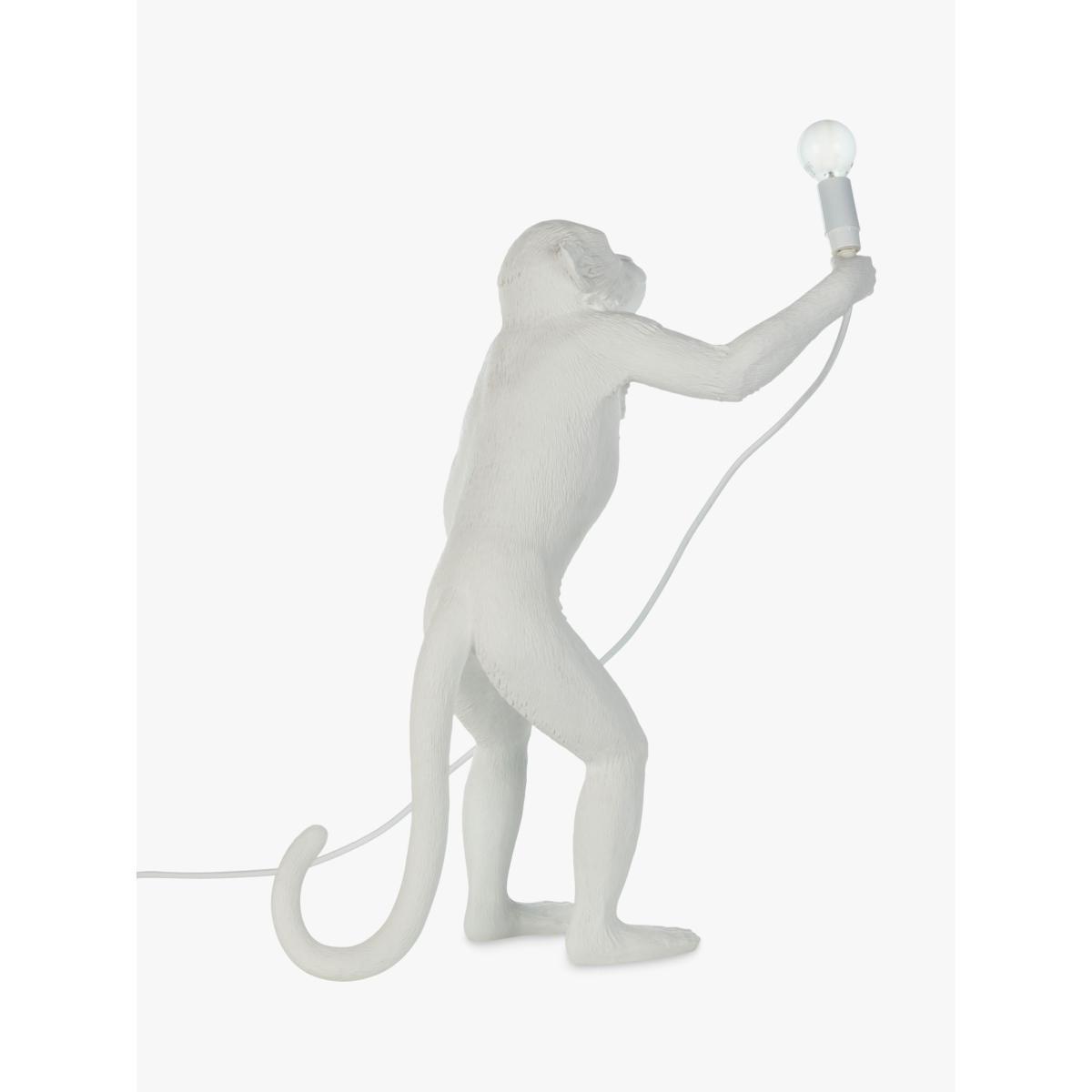 Seletti Standing Monkey Table Lamp, White – image 6