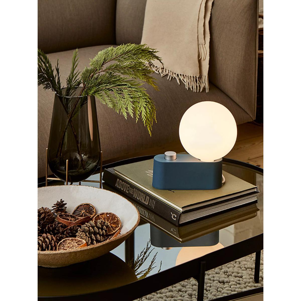 Tala Alumina Table/Wall Lamp with Sphere IV ES LED Dim to Warm Globe Bulb – image 2
