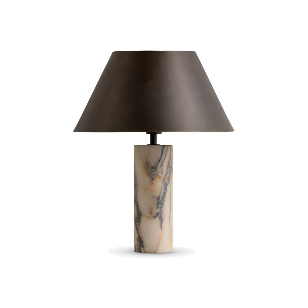 Lights & Lamps Cline Marble Table Lamp, Bronze – image 1