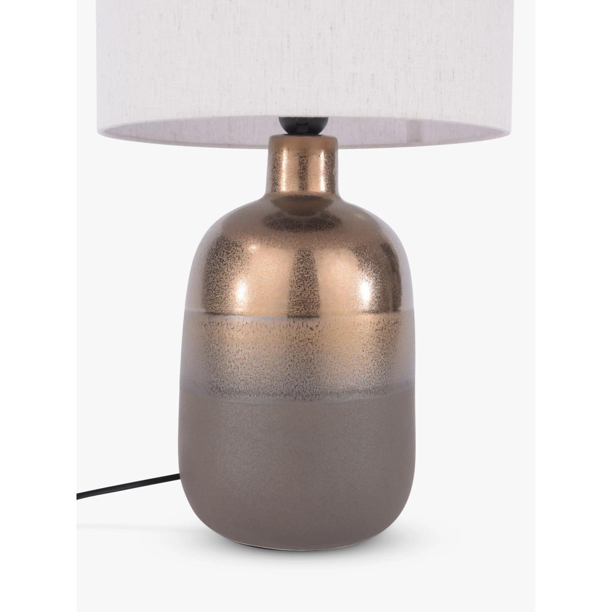 John Lewis & Partners Delaney Tall Table Lamp, Metallic Brass – image 4