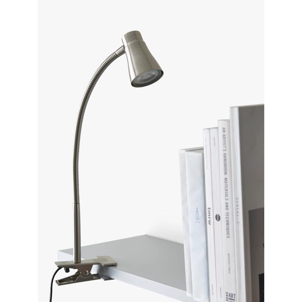 John Lewis Metal Clip Table Lamp, Chrome – image 4