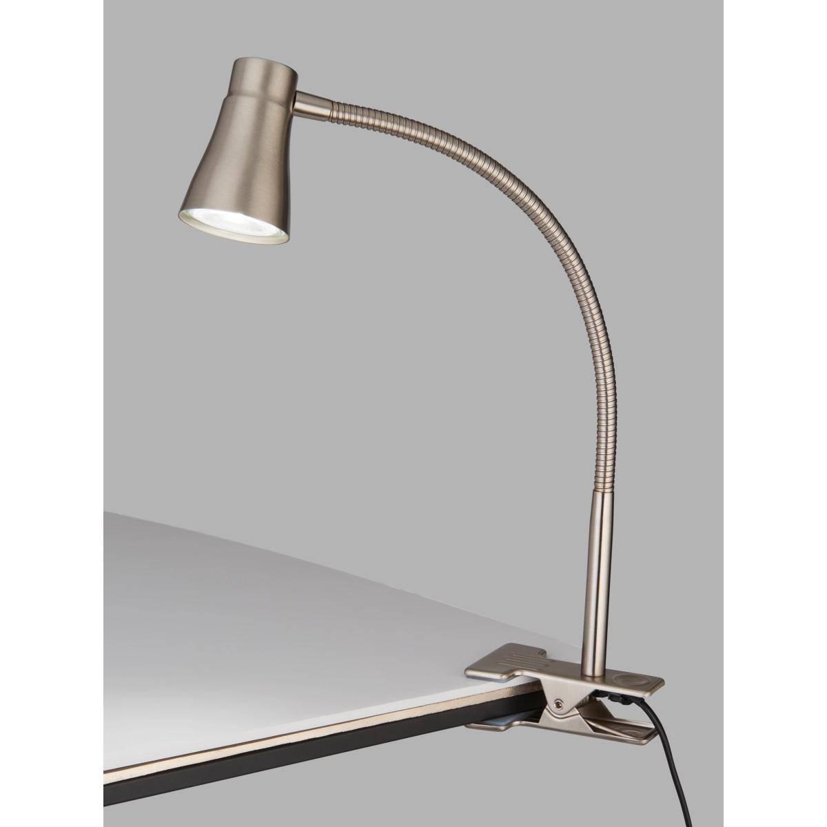 John Lewis Metal Clip Table Lamp, Chrome – image 8