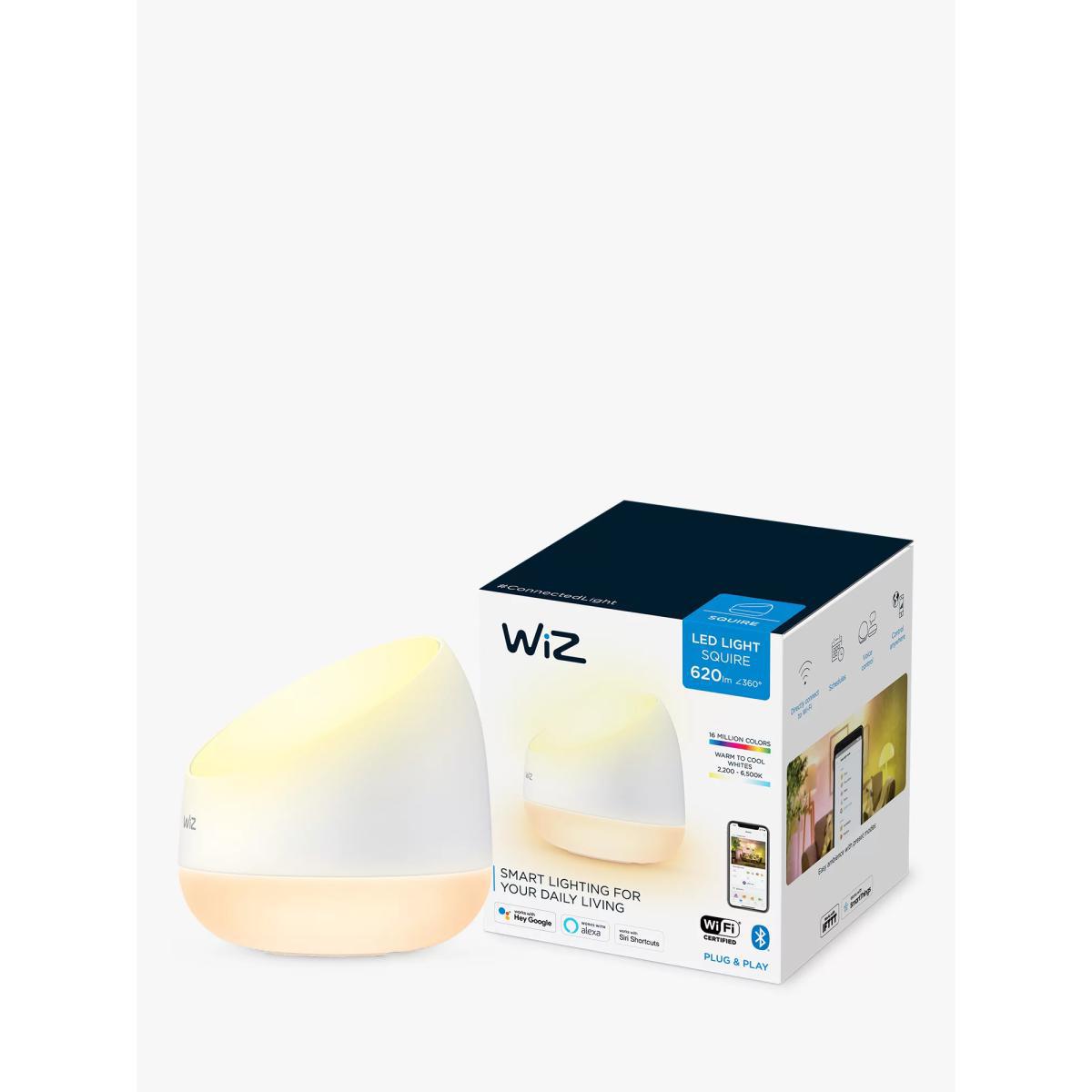 WiZ Squire LED Plug & Play Portable Table Lamp, Full Colour – image 2