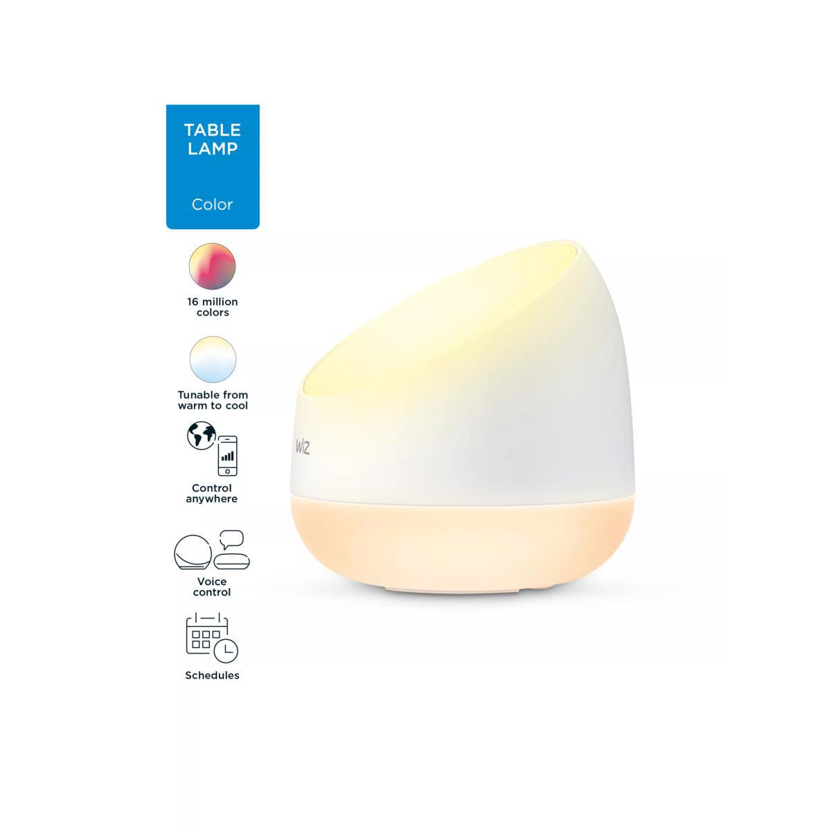 WiZ Squire LED Plug & Play Portable Table Lamp, Full Colour – image 5
